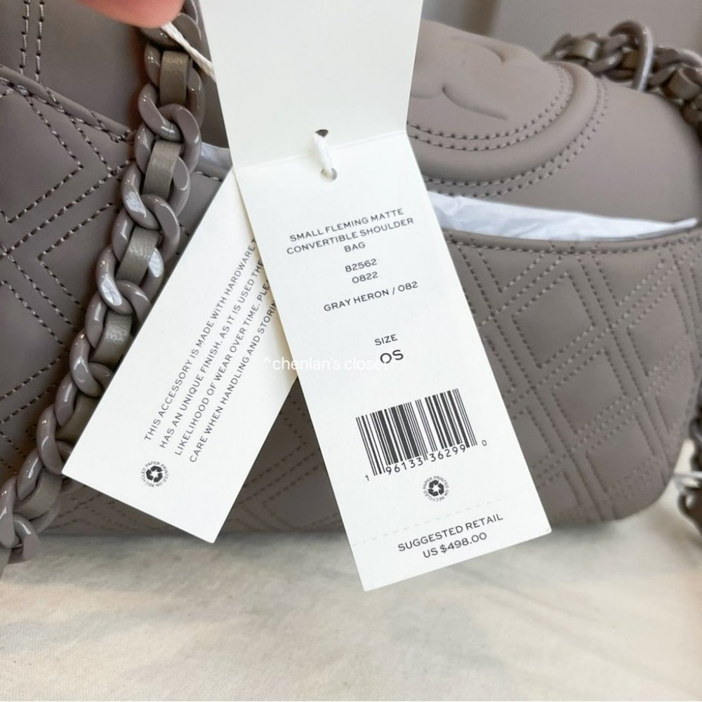 🔥NeW! Tory Burch Fleming Matte Small Shoulder Bag - Picture 14 of 15